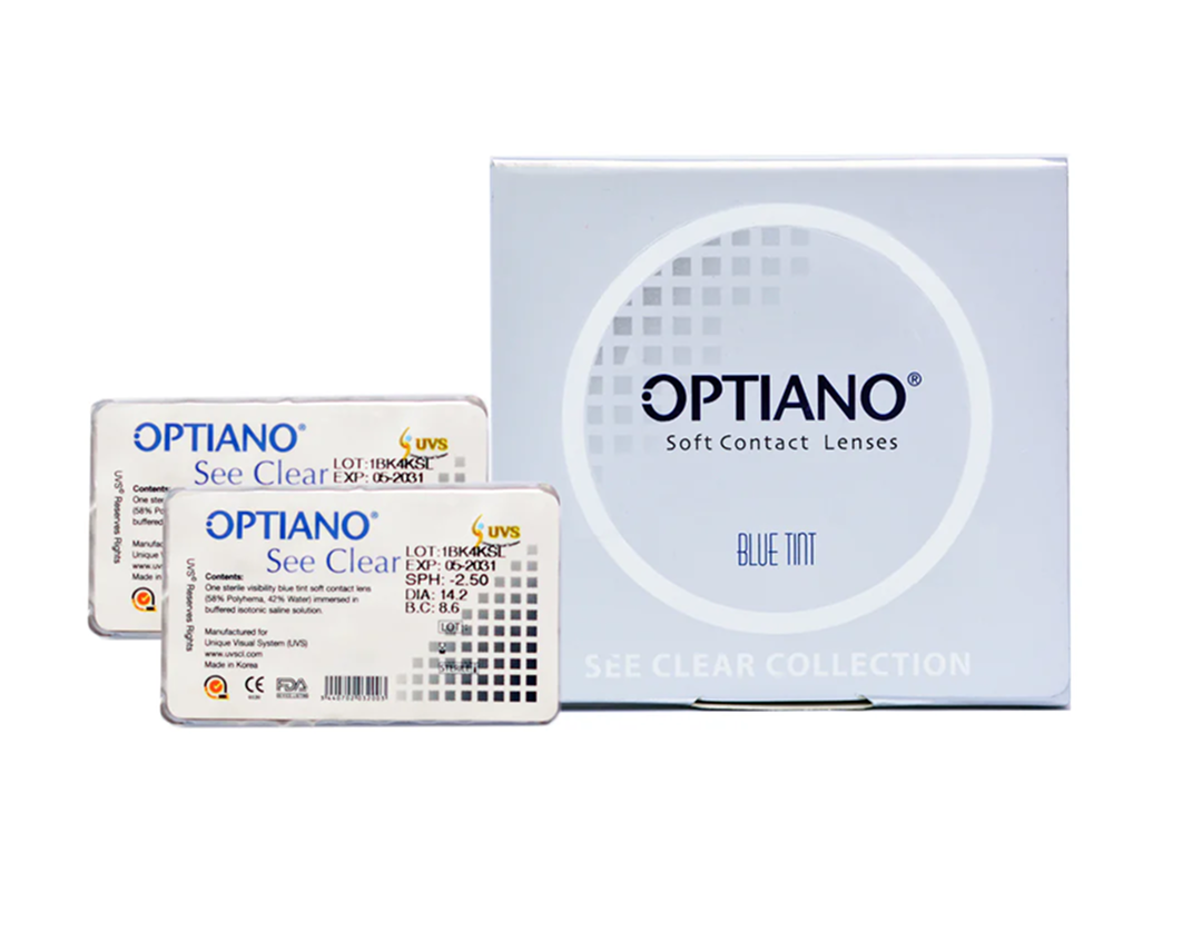 Optiano Transparent Yearly Soft Contacts