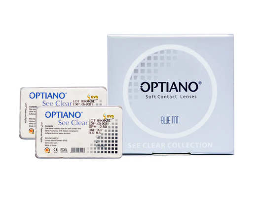 Optiano Transparent Yearly Soft Contacts